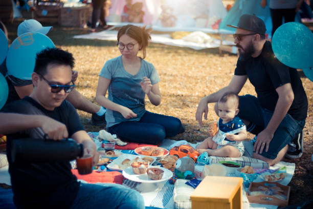 istock Amazing picnic in sunny park. 1167437729