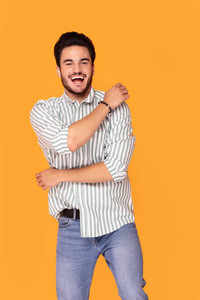 istock Happy handsome man smiling to the camera. 1167437753