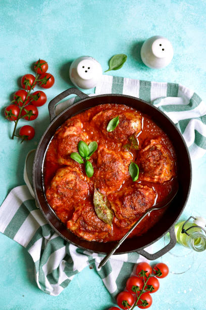 istock Spicy chiken legacies in a tomato sauce 1167438005
