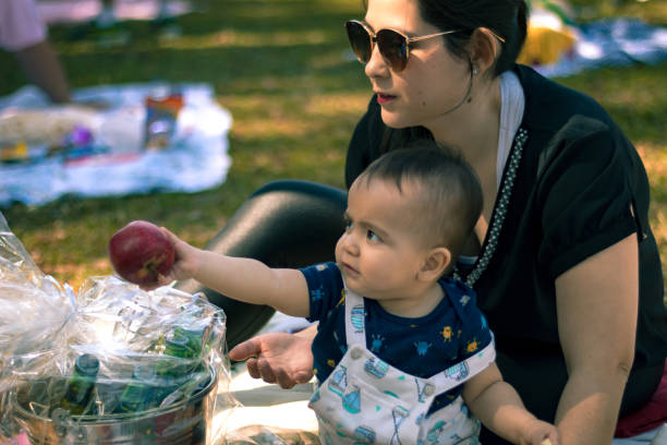istock Amazing picnic in sunny park. 1167444724