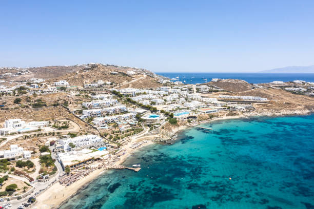 istock Aerial view of Mykonos, Greece 1167453476