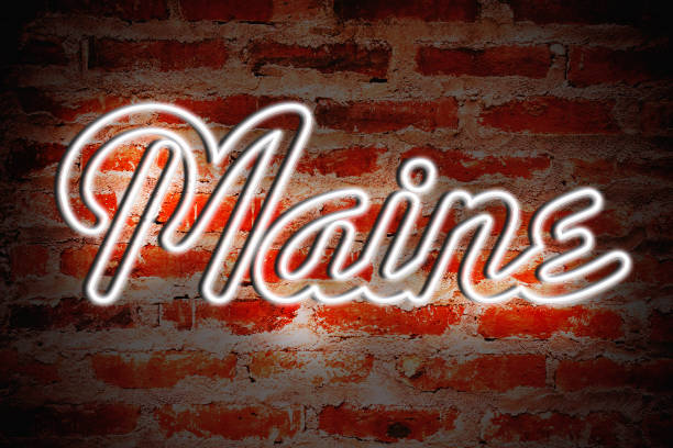 istock Maine Neon Sign 1167458069