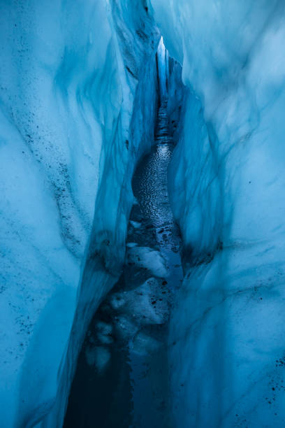 istock Danger inside a deep deadly crevasse in Alaska 1167459886