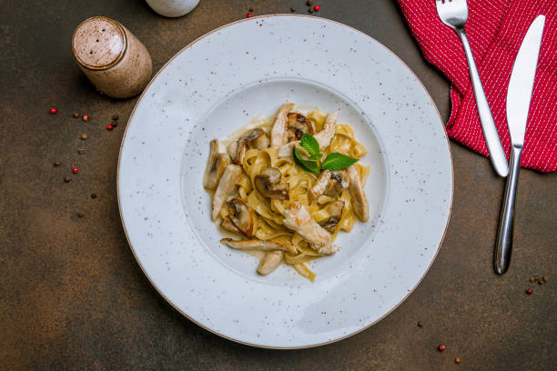 istock Pasta with chicken and sun-dried tomatoes 1167460367