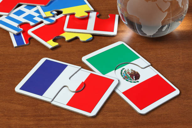 istock French and Mexican Flags in puzzle 1167463258