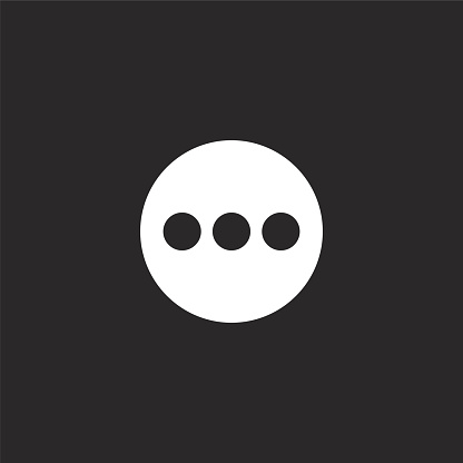 Ilustración de Ílipsis Icono De Puntos Suspensivos Rellenos Para El Diseño Del Sitio Web Y Móvil Desarrollo De Aplicaciones Icono De Puntos Suspensivos De La Colección De Ui Básica Rellena Aislada Sobre Ilustración de Ílipsis Icono De Puntos Suspensivos Rellenos Para El Diseño Del Sitio Web Y Móvil Desarrollo De Aplicaciones Icono De Puntos Suspensivos De La Colección De Ui Básica Rellena Aislada Sobre