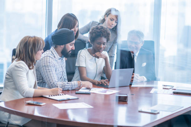 istock Multi-ethnic group of business people 1167471371