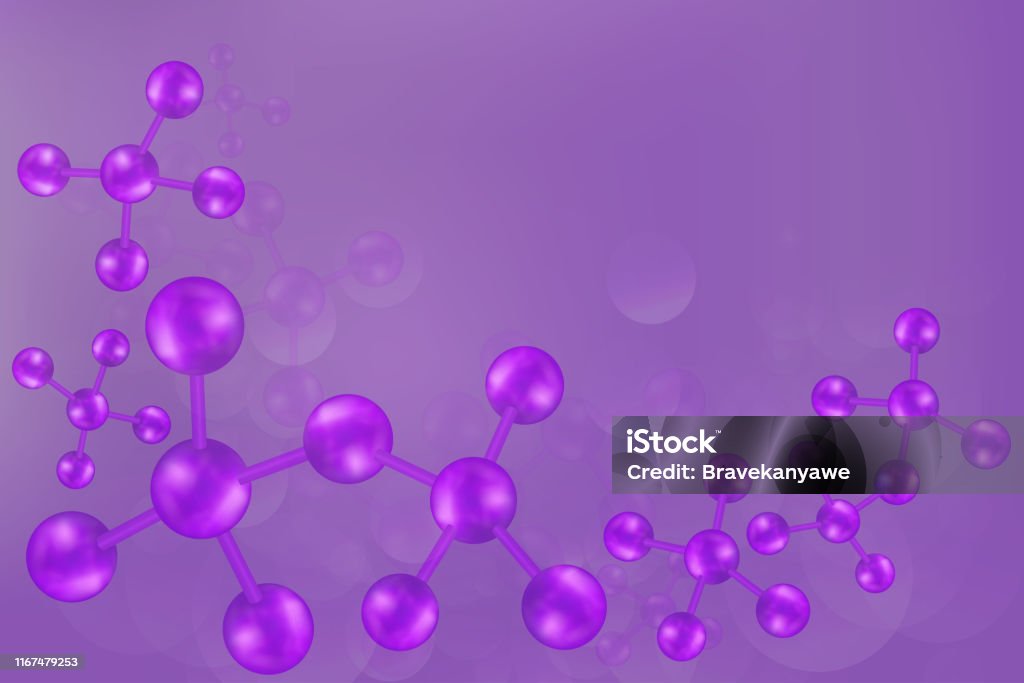 Science Purple Purple Scientific Concept Background With Copy Space Illustration ...