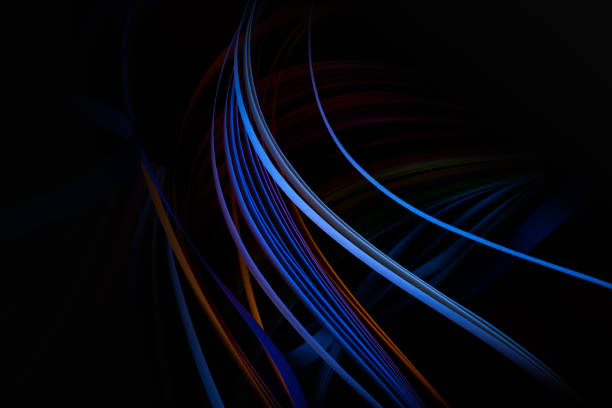 Abstract photo graphic line art