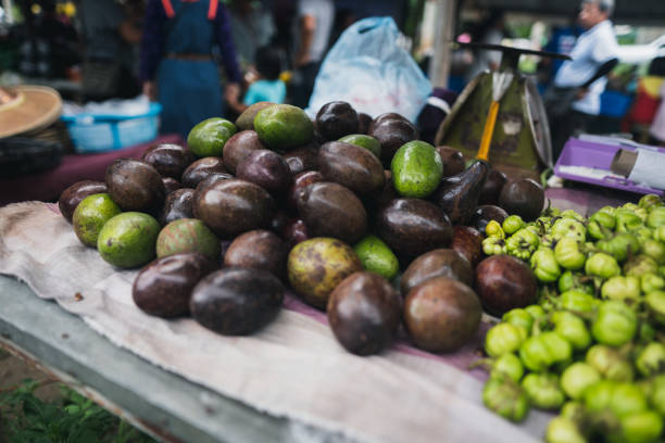 istock Vegetables sold on the table in the fresh market 1167480153