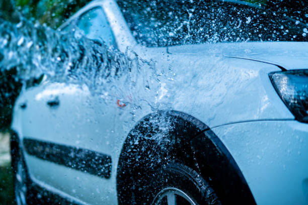 istock water splashes to clean and wash the car surface 1167480391