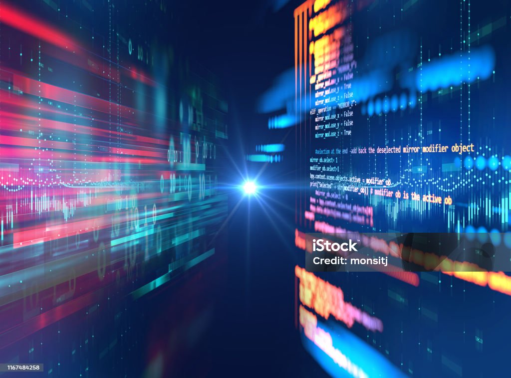 Programming Code Abstract Technology Background Of Software Developer ...