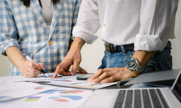 istock Working business team graph analysis on the desk 1167493947