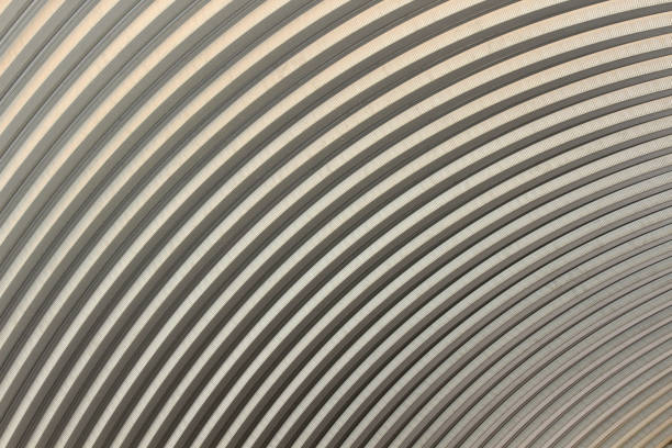 istock Aluminum roof pattern, Abstract textured background. 1167494341