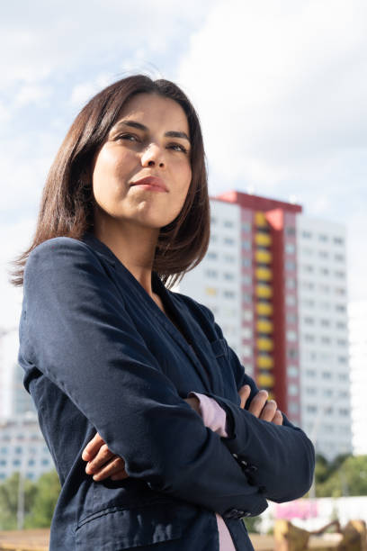 istock Cute and confident businesswoman posing 1167496883
