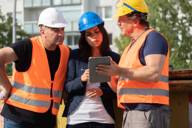istock Men and woman civil engineers at work 1167497356