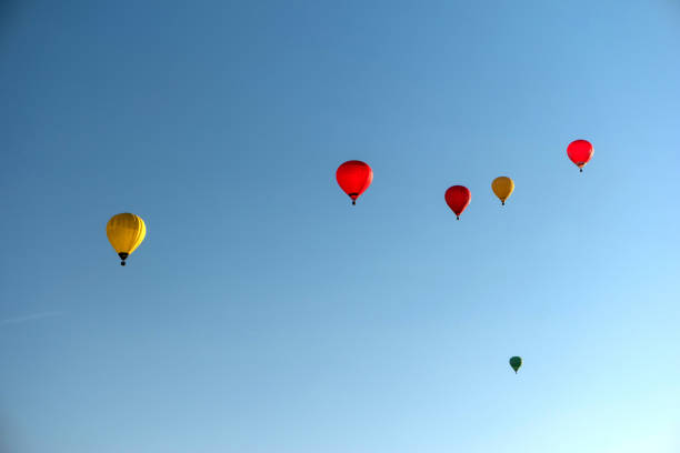 istock Several hot air balloons in the sky 1167498037