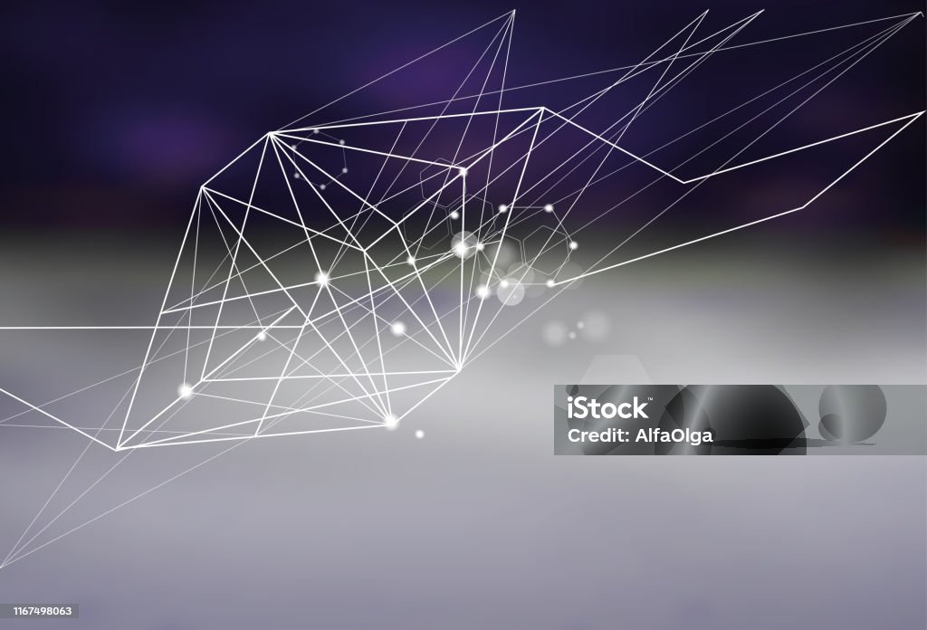 Structural Framework Abstract Background Abstract Structure Stock Illustration - Download Image Now - Abstract ...