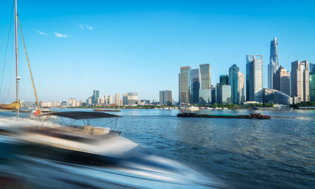istock Modern Architectural Office Building in Shanghai 1167500773