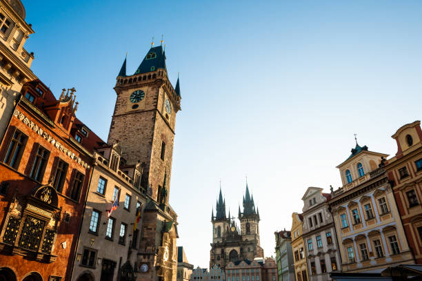 istock Old Town Square at sunrise in Prague, Czech Republic. 1167500891