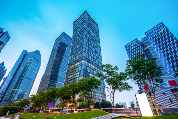 istock Urban Nightscape and Architectural Landscape in Shanghai 1167501919