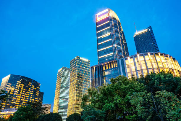 istock Urban Nightscape and Architectural Landscape in Shanghai 1167502090