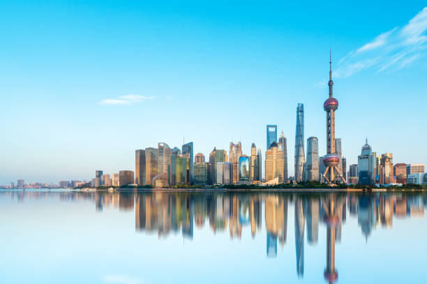 istock Modern Architectural Office Building in Shanghai 1167502143