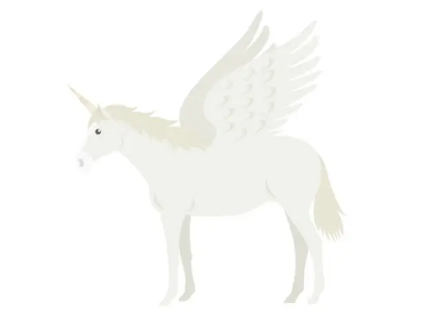Vector illustration of Pegasus