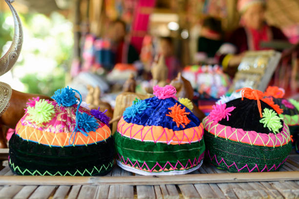istock Colorful Tribal hat. 1167505343