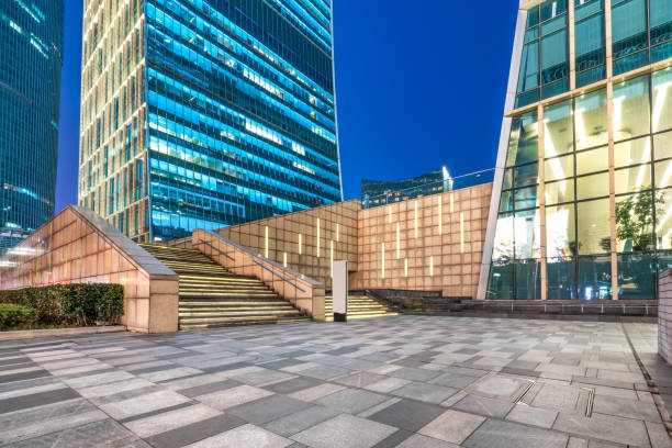 istock Modern Architectural Office Building in Shanghai 1167507365