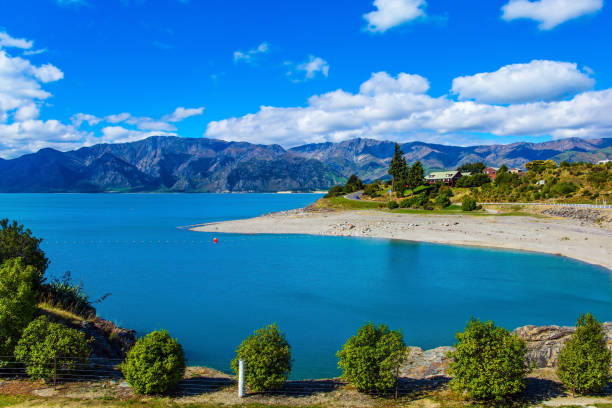 istock Azure lake among the colorful mountains 1167515621