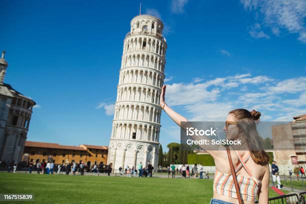 Discovering Historic Italy Stock Photo - Download Image Now - Leaning Tower of Pisa, Pisa, Tower