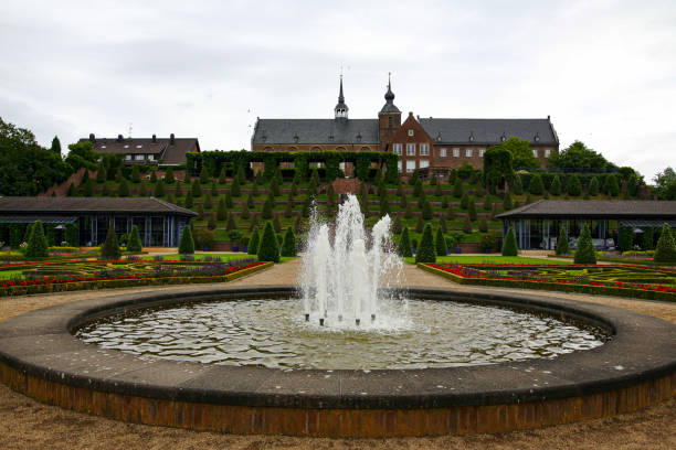 istock Old German monastery with a fantastic garden 1167521290