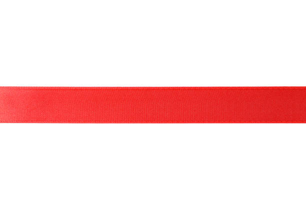 istock Red ribbon isolated on white background. Gift concept 1167528705