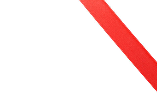 istock Red ribbon isolated on white background. Gift concept 1167529146
