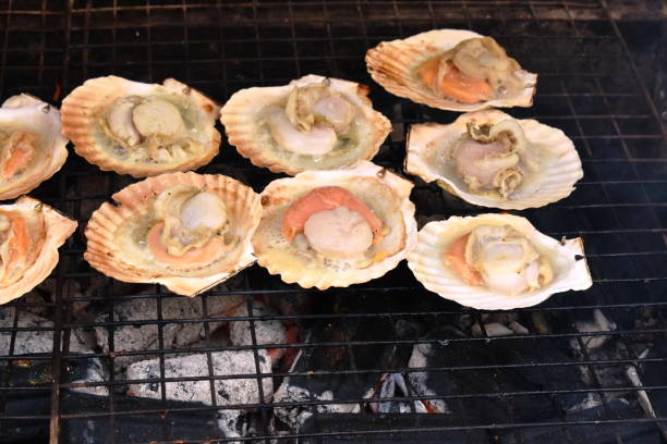 istock grilled scallop with butter and garlic on gridiron 1167530963