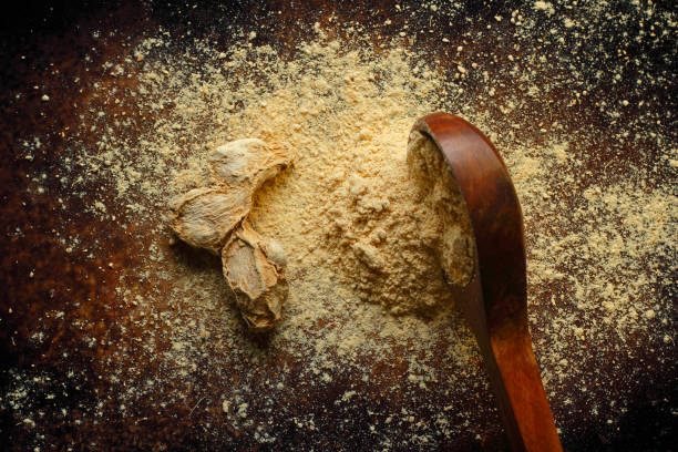 istock dried ginger  and ground ginger, close up 1167537537