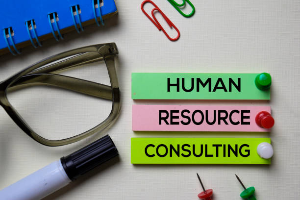 istock Human Resource Consulting text on sticky notes isolated on office desk 1167539159