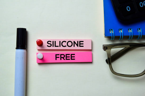 istock Silicone Free text on sticky notes isolated on office desk 1167539217