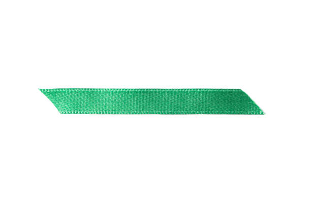 istock Green ribbon isolated on white background. Gift concept 1167539226