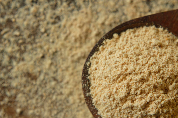 istock dried ginger  and ground ginger, close up 1167539537