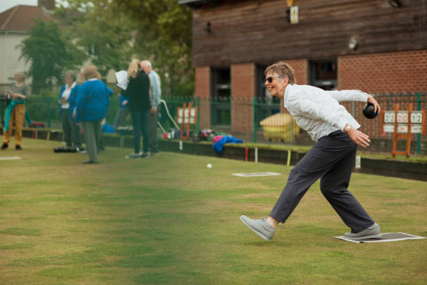 istock Excited Lawn Bowler 1167540300