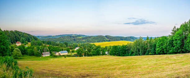 istock Meadows, fields and forest in the Czech Republic in the Giant Mountains 1167540352