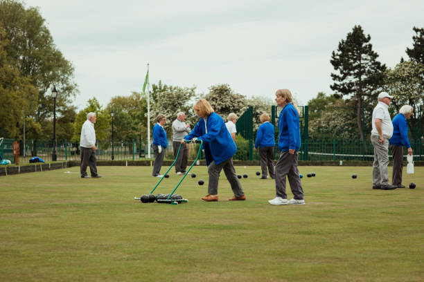istock Collecting the Bocce Balls 1167540446