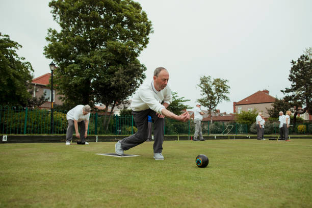 istock Senior Man Lawn Bowling 1167542860