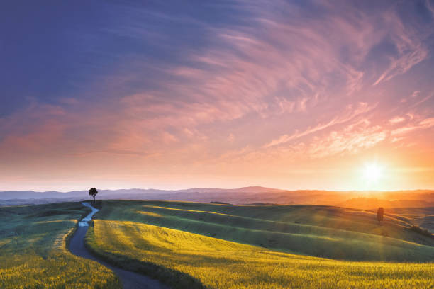 istock Sunset in Tuscany, Italy 1167543104