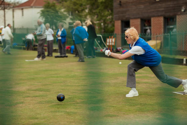 istock Determined Female Senior Bowler 1167544010