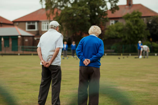 istock Senior Couple at Bowling Green 1167544347
