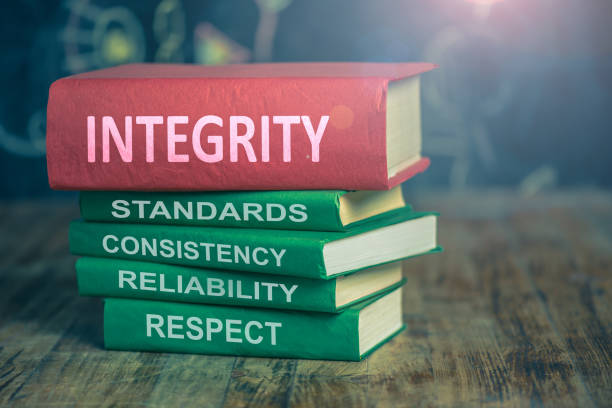 istock Business Integrity related books 1167550429