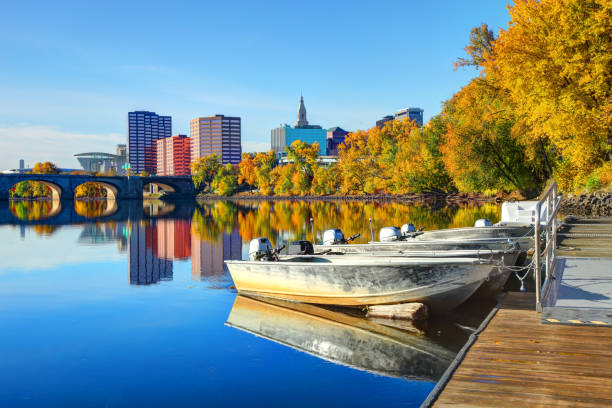 Autumn in Hartford, Connecticut Hartford is the capital of the U.S. state of Connecticut. Hartford is known for its attractive architectural styles and being the Insurance capital of the United States connecticut stock pictures, royalty-free photos & images